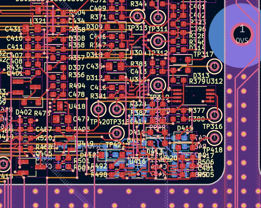 PCB routing of a power module