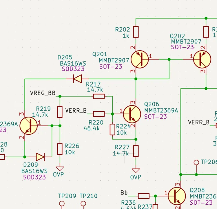 Analog control schematic